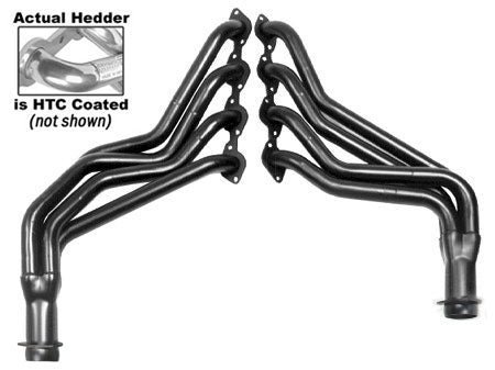 Hedman Hedders 66127 SILVER LONG-TUBE E.O. HEADERS For 67-91 GM 396-454 TRUCKS Without A.I.R. for Select Chevrolet P30