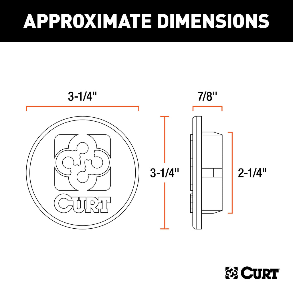 CURT 66155 Replacement Gooseneck Hitch Cap