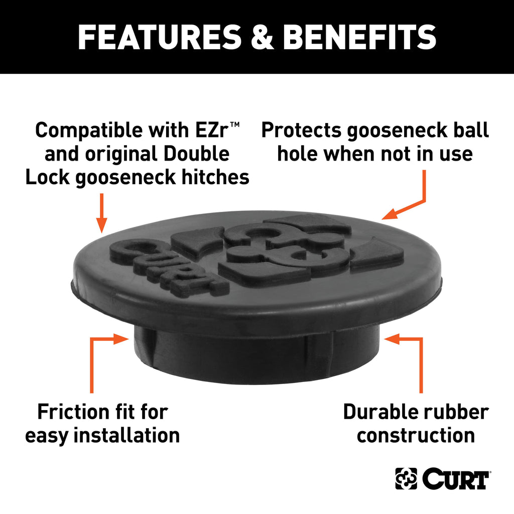 CURT 66165 Replacement Gooseneck Hitch Cap