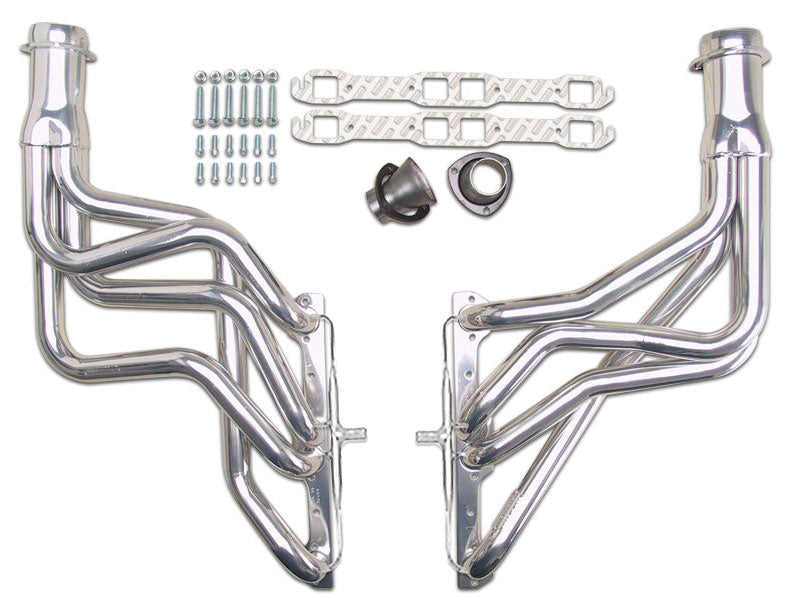 Hedman Hedders 66271 Silver Long-Tube EO Headers For 1967-81 Camaro 283-400 w/A.I.R. for Select Chevrolet Camaro, Chevrolet Chevy II, Chevrolet Nova