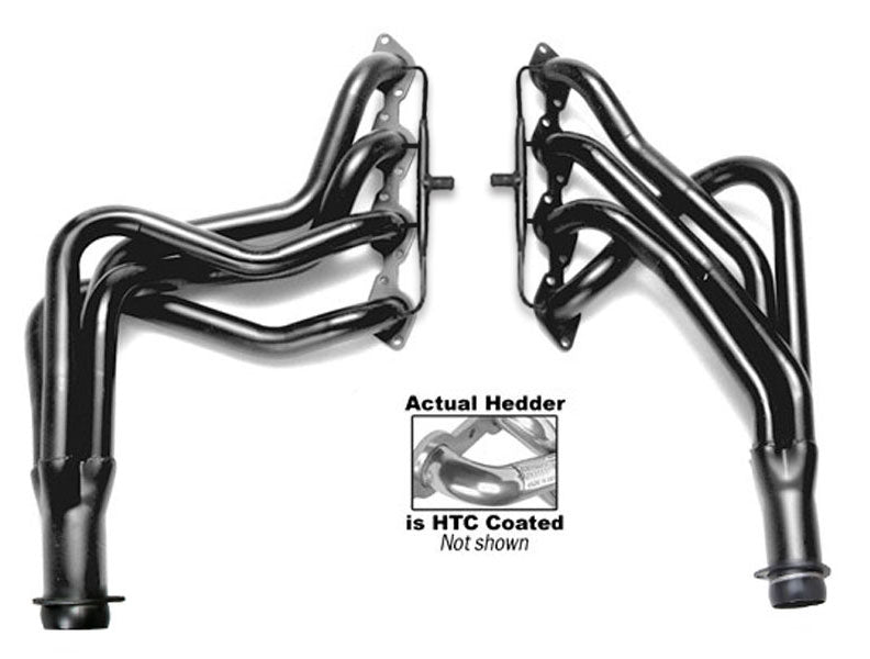 Hedman Hedders 66381 SILVER LONG-TUBE E.O. HEADERS For 67-91 GM 4WD 7.4L TRUCKS With A.I.R. for Select Chevrolet K30, Chevrolet K3500, GMC K3500