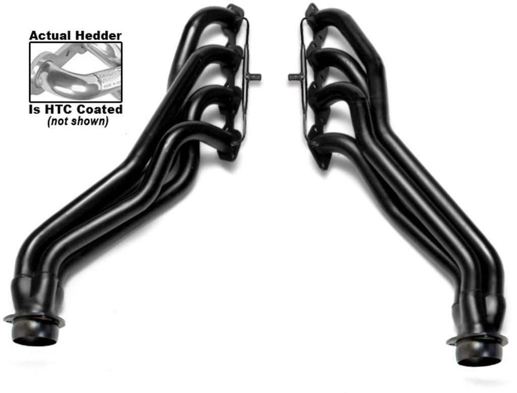 Hedman Hedders 66391 SILVER LONG-TUBE E.O. HEADERS For 88-95 GM 4WD 7.4L TRUCKS With A.I.R. for Select Chevrolet K2500, Chevrolet K3500, GMC K2500, GMC K3500