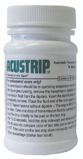 Acustrip 80900 Test Strips for Coolants in Engine Oil & ATF, 50 Strips
