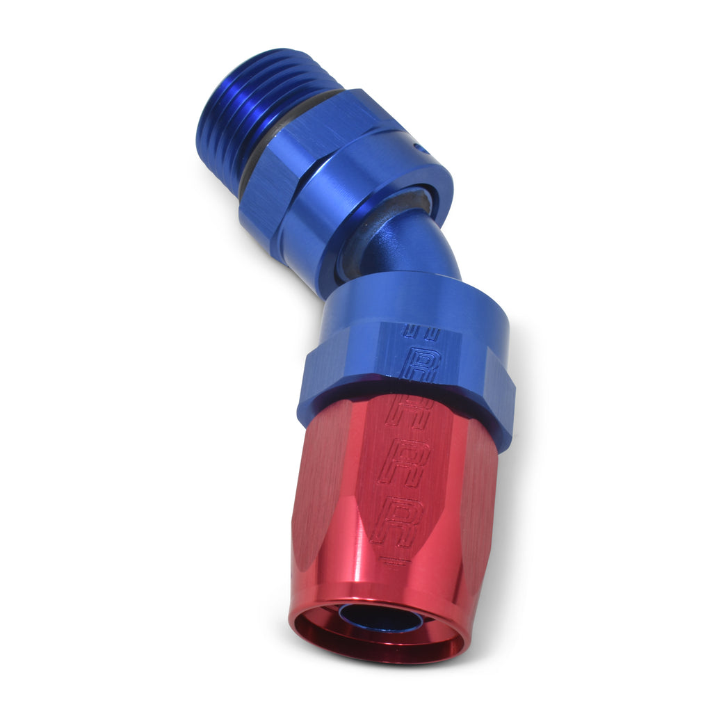 Performance--10-An-RedBlue-Male-Sae-Port-To--8-Hose-90-Degree-(-10-Port-78In-14-Thread)