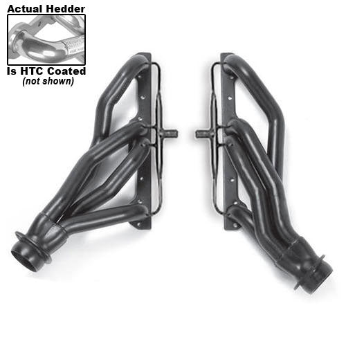 Hedman Hedders 66601 Silver Mid-Length E.O. Headers For 67-81 Camaro 283-400 w/A.I.R. for Select Buick Regal, Chevrolet Bel Air, Chevrolet Biscayne, Chevrolet Brookwood, Chevrolet Camaro, Chevrolet Caprice, Chevrolet Chevelle, Chevrolet Chevy II,
