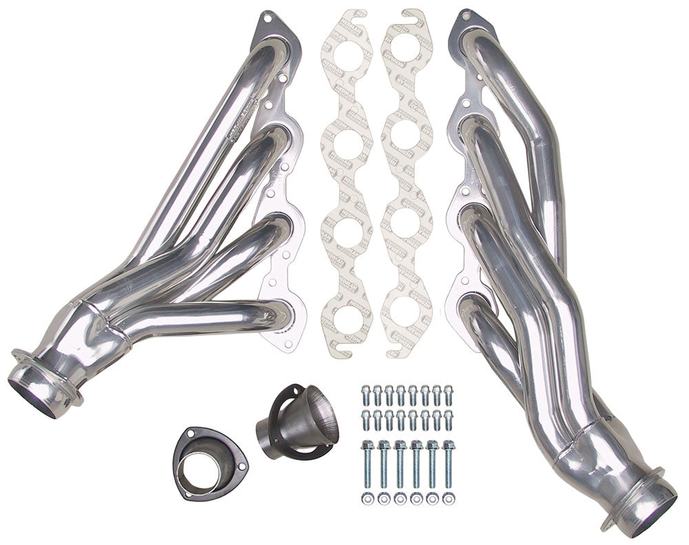 Hedman Hedders 66617 Silver Mid-Length E.O. Headers For 67-81 Camaro 396-502 No A.I.R. for Select Chevrolet Bel Air, Chevrolet Biscayne, Chevrolet Brookwood, Chevrolet Camaro, Chevrolet Caprice, Chevrolet Chevelle, Chevrolet Chevy II, Chevrolet El