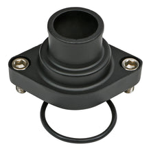 Load image into Gallery viewer, 6675-Chevy-Sb--Bb-Aluminum-Water-Neck-Straight-Up-Style-W-Oring-Seal-Black