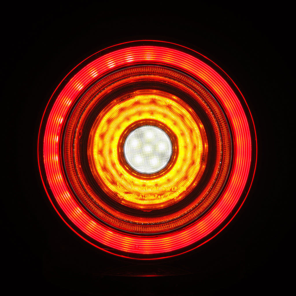 AlphaRex 668002 Prismatic LED Taillights Red Clear for Select Ferrari 458 Italia, Ferrari 458 Spider