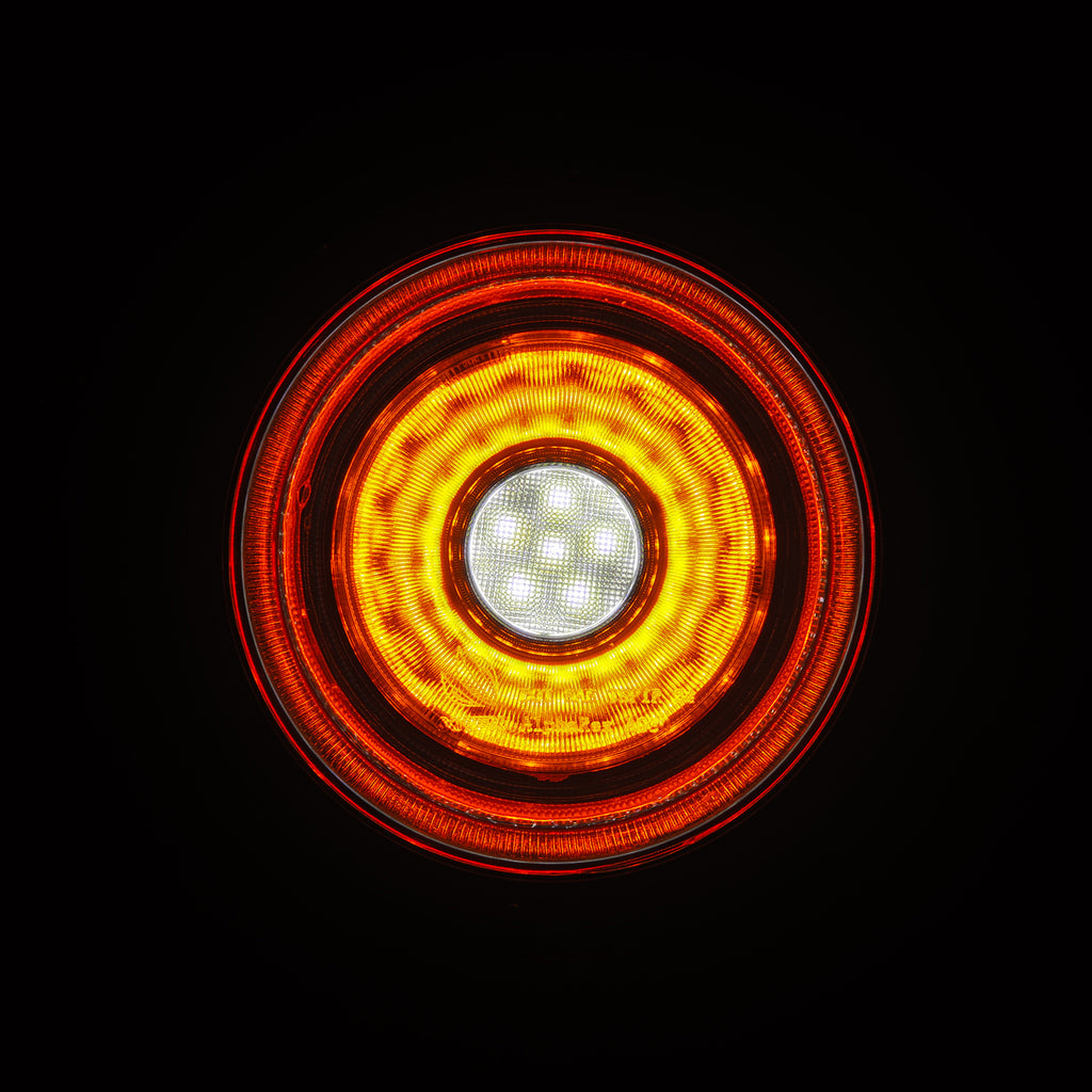 AlphaRex 668003 Prismatic LED Taillights Red Smoke for Select Ferrari 458 Italia, Ferrari 458 Spider