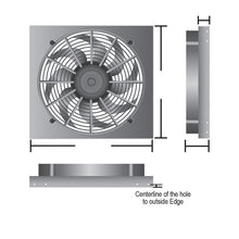 Load image into Gallery viewer, Derale 66818 Powerpack - High Output Single 17" RAD Fan/Alum Shroud Kit w/ PWM Controller