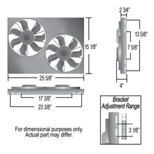 Load image into Gallery viewer, Derale 66825 Powerpack - High Output Dual 12" RAD Fan/Alum Shroud Kit w/ PWM Controller