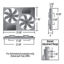 Load image into Gallery viewer, Derale 66826 Powerpack - High Output Dual 12" RAD Fan/Alum Shroud Kit w/ PWM Controller