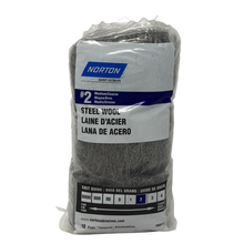 Load image into Gallery viewer, Norton 68117 Steel Wool, #2 Medium/Coarse - 12 Pads