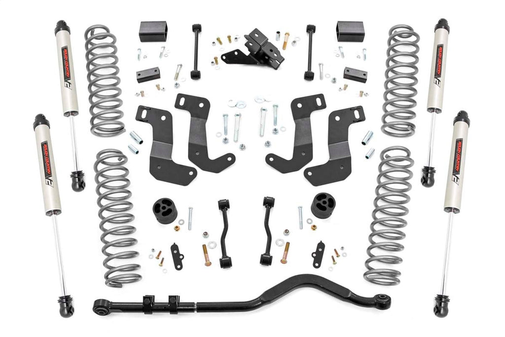 Rough Country 79570 Suspension Lift Kit w/V2 Shocks for Select Jeep Wrangler