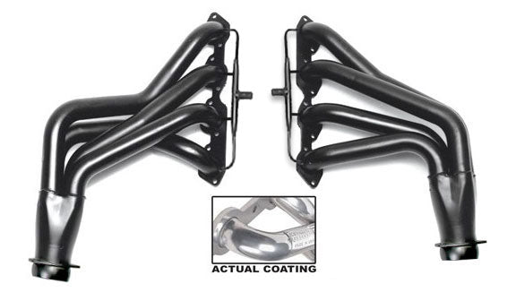 Hedman Hedders 66891 Silver Long-Tube E.O. Headers For 65-82 Corvette 396-502 w/A.I.R. for Select Chevrolet Corvette
