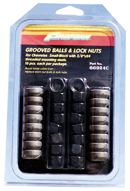Proform 66924C Engine Rocker Arm Ball and Nut Kit for Select Chevrolet Biscayne, Chevrolet Camaro, Chevrolet Express