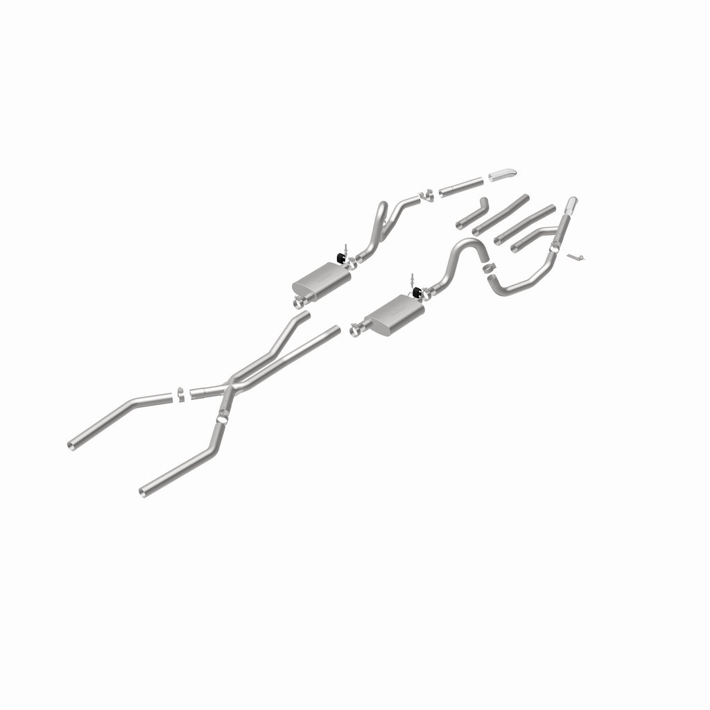 MagnaFlow Exhaust Products 15894 Street Series Polished System for Select Buick GS, Buick GS 350, Buick GS 400, Buick GS 455, Buick Skylark, Buick Special, Chevrolet Chevelle, Chevrolet El Camino, Chevrolet Monte Carlo, Oldsmobile 442, Oldsmobile