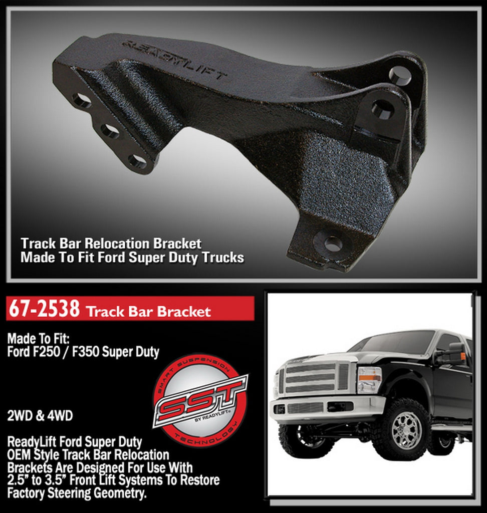 ReadyLift 67-2538 Track Bar Bracket for Select Ford F-250 Super Duty, Ford F-350 Super Duty, Ford F-450 Super Duty
