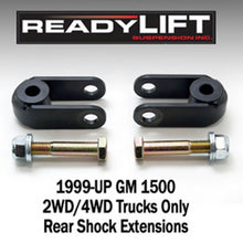 Load image into Gallery viewer, ReadyLift 67-3809 Rear Shock Extensions for Select Chevrolet Silverado 1500, Chevrolet Silverado Classic, Chevrolet Silverado LTD, Chevrolet Suburban, Chevrolet Suburban 1500, Chevrolet Tahoe, GMC Sierra 1500, GMC Sierra Classic, GMC Sierra Limited, GMC