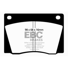 Load image into Gallery viewer, 67-74-Ac-428-7.0-Greenstuff-Front-Brake-Pads