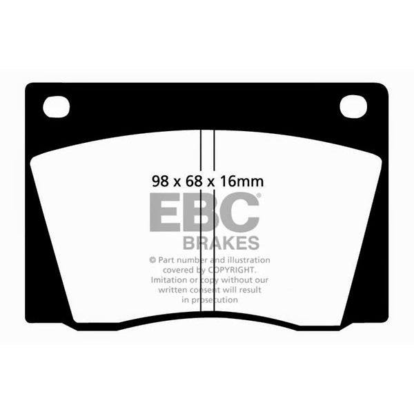 67-74-Ac-428-7.0-Redstuff-Front-Brake-Pads