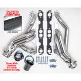 Hedman Hedders 69013 67-87 C10/C20 SB CHEVY PICKUP (2WD); 1-5/8 in. MID-LENGTH TUBES- BLACK MAXX