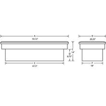 Load image into Gallery viewer, 67-99-Chevy-Ck-Ultima-Single-Lid-Crossover-Tool-Box---Black