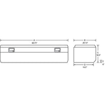 Load image into Gallery viewer, 67-99-Chevy-Ck-Ultima-Single-Lid-Tool-Box-WSlant---Brite