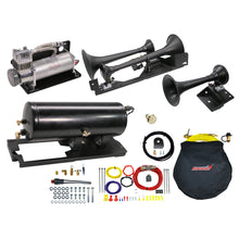 Load image into Gallery viewer, ~(67-Lbs.-23X22x20)~-Ram-Hd-Train-Horn-And-Air-System-With-6450Rc-Compressor-And-Model-730-Horn