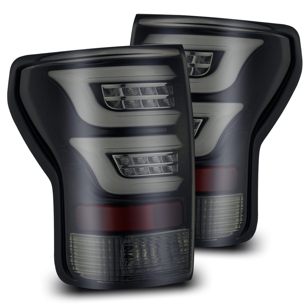 AlphaRex 670010 LED Taillights Jet Black for Select Toyota Tundra