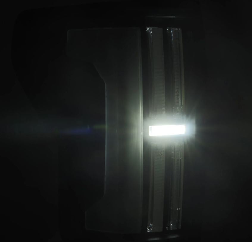 AlphaRex 670032 Prismatic LED Taillights Alpha Black for Select Toyota Tundra