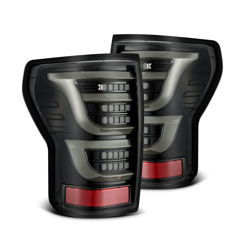 AlphaRex 670040 LED Taillights Alpha-Black for Select Toyota Tundra