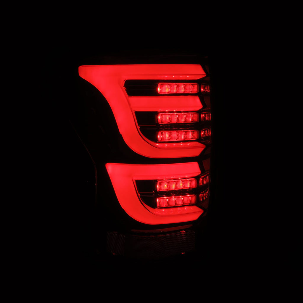 AlphaRex 670040 LED Taillights Alpha-Black for Select Toyota Tundra
