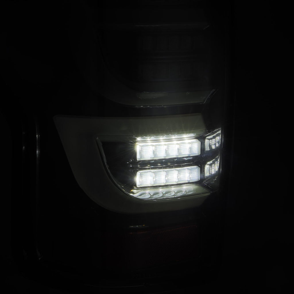 AlphaRex 670040 LED Taillights Alpha-Black for Select Toyota Tundra
