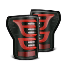 Load image into Gallery viewer, AlphaRex 670050 LED Taillights Black Red for Select Toyota Tundra