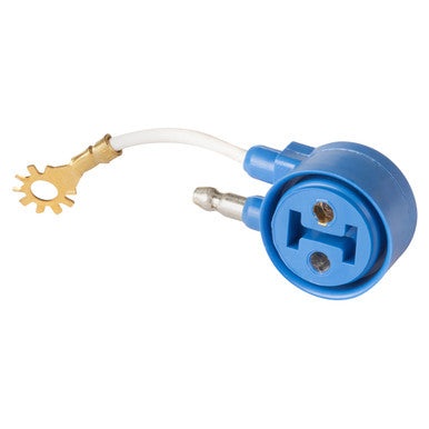 Grote 67070 Turtleback® II Double-Seal Light Pigtail, 2½" Long, Ground Wire, Standard .180" Male