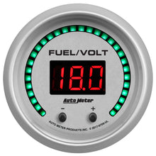Load image into Gallery viewer, AutoMeter 6709-UL GAUGE, FUEL/VOLT, 2 1/16" TWO CHANNEL, SELECTABLE, ULTRA-LITE ELITE DIGITAL
