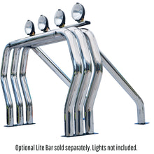 Load image into Gallery viewer, -Bed-Bars--Triple-BarSingle-Kicker-(Between-Wheel-Wells)---Chrome