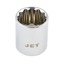 Load image into Gallery viewer, JET 671218 3/8&quot; DR x 9/16&quot; Regular Chrome Socket - 12 Pt.