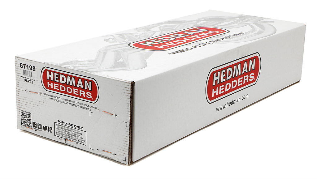 Hedman Hedders 67198 HD Silver Long-Tube Headers For 64-77 Chevelle 396-502 No A.I.R. for Select Chevrolet Bel Air, Chevrolet Biscayne, Chevrolet Brookwood, Chevrolet Camaro, Chevrolet Caprice, Chevrolet Chevy II, Chevrolet El Camino, Chevrolet Impala,