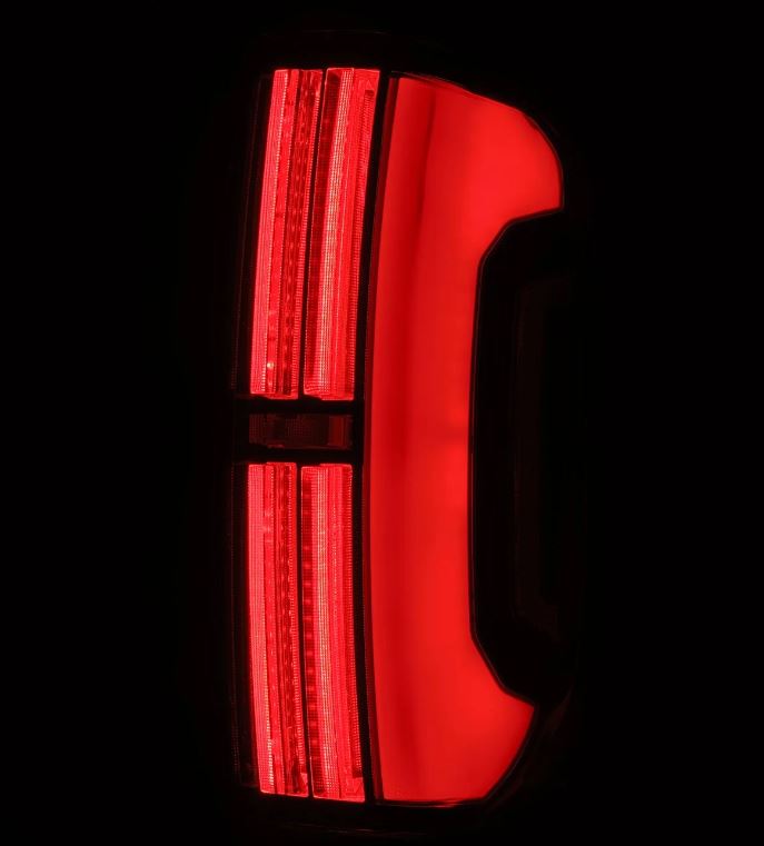 AlphaRex 672032 Prismatic LED Taillights Black for Select Toyota Tundra
