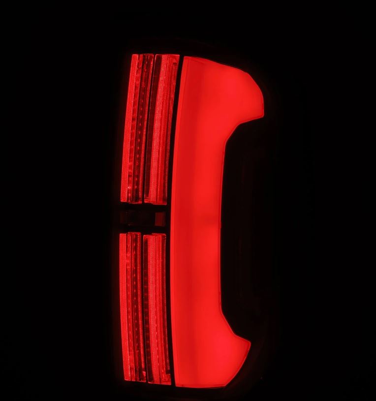 AlphaRex 672042 Prismatic LED Taillights Alpha Black for Select Toyota Tundra