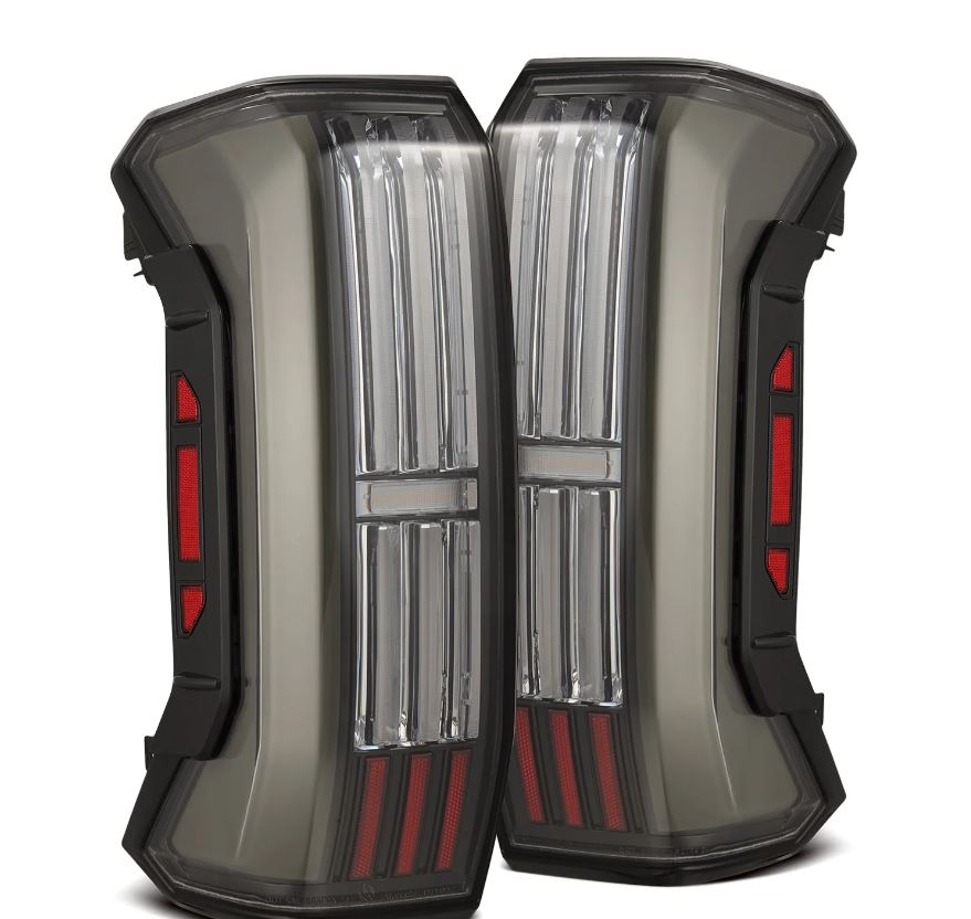 AlphaRex 673000 Prismatic LED Taillights Black for Select Toyota Tundra