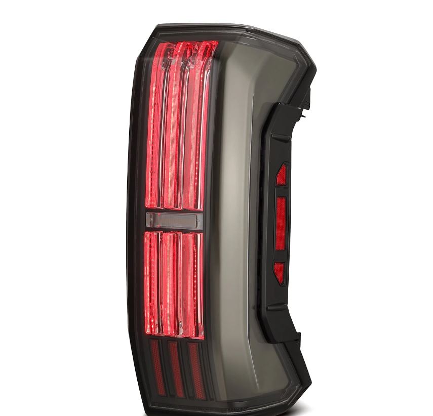 AlphaRex 673000 Prismatic LED Taillights Black for Select Toyota Tundra