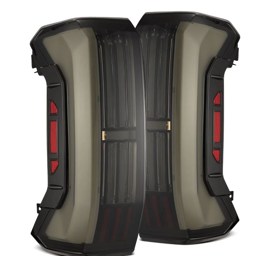 AlphaRex 673001 Prismatic LED Taillights Alpha Black for Select Toyota Tundra