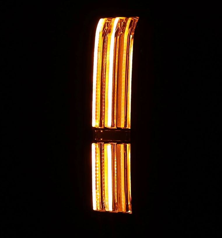 AlphaRex 673002 Prismatic LED Taillights Black Red for Select Toyota Tundra