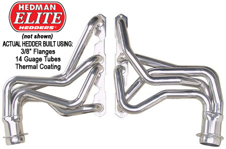 Hedman Hedders 67318 HD Silver Long-Tube EO Headers For 78-87 GM G-Body 283-400 No AIR for Select Buick Regal, Buick Skylark, Chevrolet El Camino, Chevrolet Malibu, Chevrolet Monte Carlo, Oldsmobile Cutlass, Pontiac Grand Prix