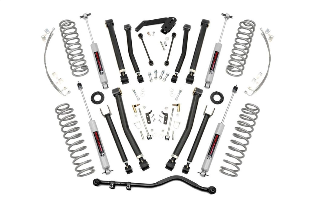 Rough Country 67430 Suspension Lift Kit for Select Jeep Wrangler, Jeep Wrangler JK