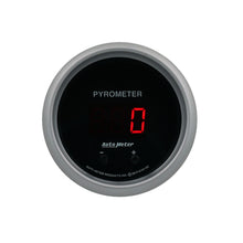 Load image into Gallery viewer, AutoMeter 6744-SC GAUGE, PYROMETER, 2 1/16", TWO CHANNEL, SELECTABLE, SPORT-COMP ELITE DIGITAL