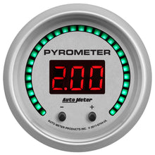Load image into Gallery viewer, AutoMeter 6744-UL GAUGE, PYROMETER, 2 1/16", TWO CHANNEL, SELECTABLE, ULTRA-LITE ELITE DIGITAL